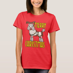 Kerstpoes met rendierAntlers T-shirt