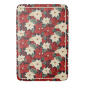 Kerstpoinsettia Badmat (Voorkant Verticaal)