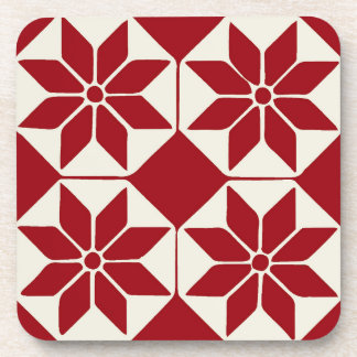 Kerstpoinsettia Bier Onderzetter