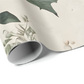 Kerstpoinsettia Cadeaupapier (Rol Hoek)