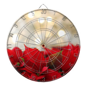 Kerstpoinsettia Dartbord