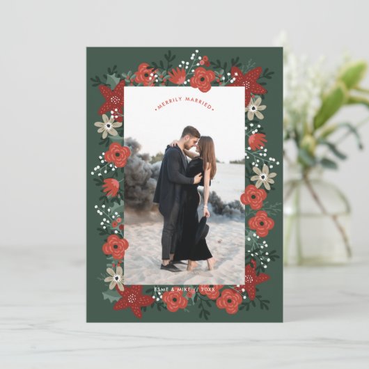 Kerstpoinsettia Foliage (Staand voorkant)