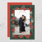 Kerstpoinsettia Foliage (Voorkant / Achterkant)