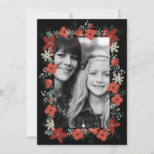 Kerstpoinsettia Foliage (Voorkant)