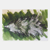 Kerstpoinsettia Inpakpapier Vel (Voorkant 2)