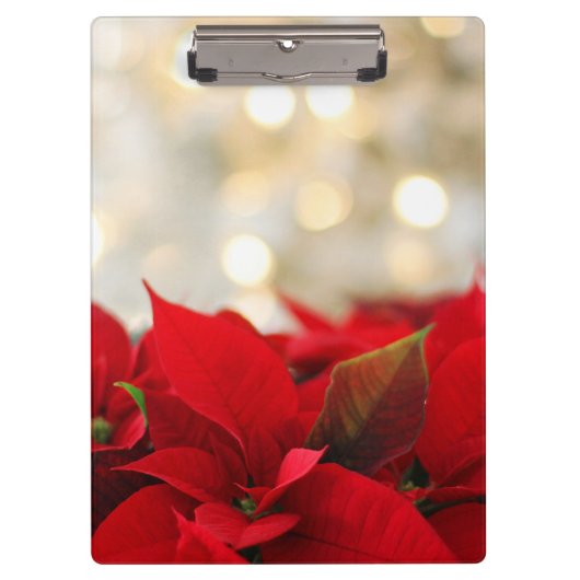 Kerstpoinsettia Klembord (Voorkant)