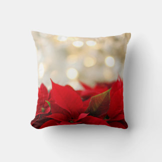 Kerstpoinsettia Kussen