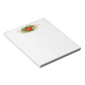 Kerstpoinsettia-laptop Notitieblok (Schuin)