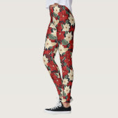 Kerstpoinsettia Leggings (Links)