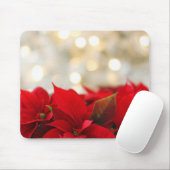 Kerstpoinsettia Muismat (Met muis)