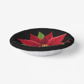 Kerstpoinsettia Papieren Kommen (Gebogen)