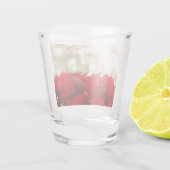 Kerstpoinsettia Shot Glas (Achterkant)