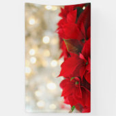 Kerstpoinsettia Spandoek (Verticaal)
