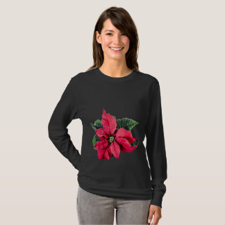 Kerstpoinsettia T-shirt