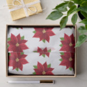 Kerstpoinsettia Tissuepapier (Geschenk)