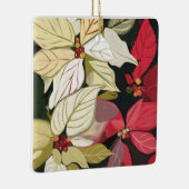 kerstpoinsettia's keramisch ornament (Rechts)