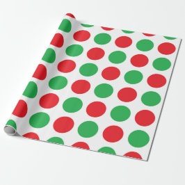 kerstpoka Dots Cadeaupapier