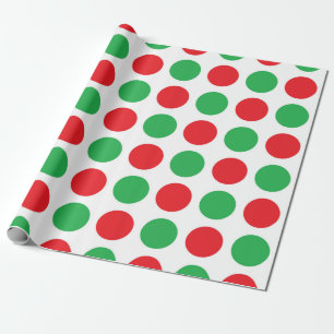 kerstpoka Dots Cadeaupapier