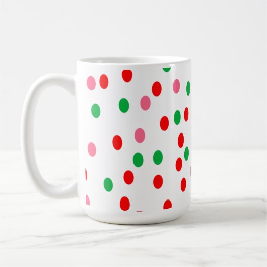 kerstpoka Dots Koffiemok (Links)
