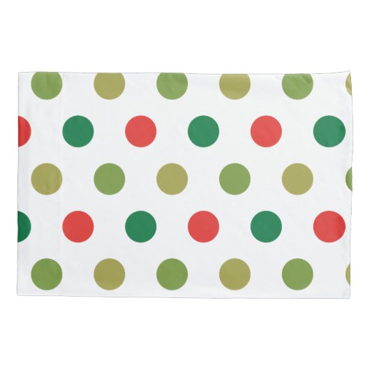 kerstpoka Dots Kussensloop (Achterkant)