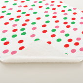 kerstpoka Dots Sherpa Deken (3/4)