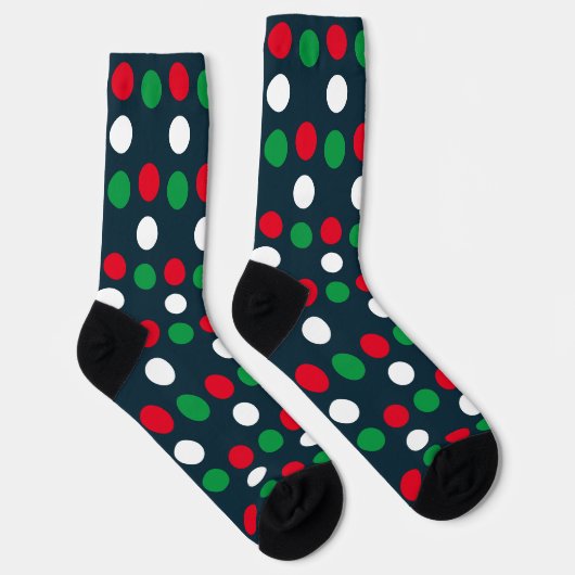 kerstpoka Dots Sokken (Rechts)