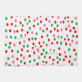 kerstpoka Dots Theedoek (Horizontaal)