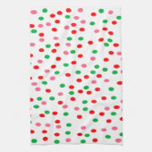 kerstpoka Dots Theedoek (Verticaal)