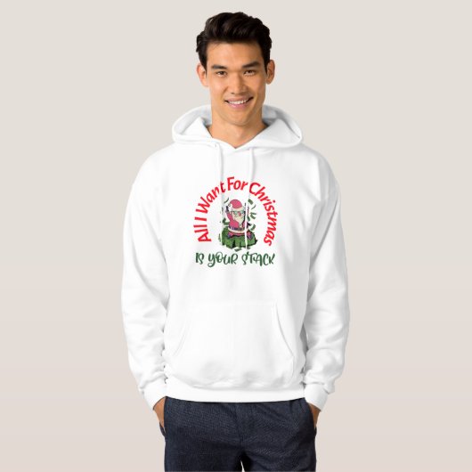 Kerstpoker Hoodie (Voorkant volledig)