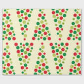 Kerstpokstippapier met rotspatroon cadeaupapier (Vlak)