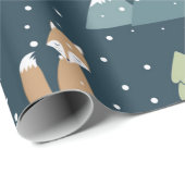 Kerstpolair Beer Patroon Cadeaupapier (Rol Hoek)