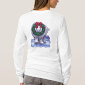 Kerstpolair Beer Shirt met lange hoes (Achterkant)