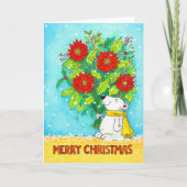 kerstpolaire Beer begroeten Kaart (Voorkant)