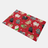 Kerstpomeraniërs Deurmat (Schuin)