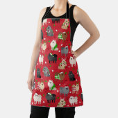 Kerstpomeraniërs Schort (Insitu)