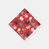 Kerstpomeraniërs Servet (Hoek)