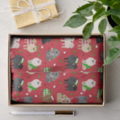 Kerstpomeraniërs Tissuepapier (Geschenk)