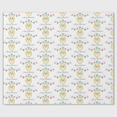 Kerstpommern Cadeaupapier (Vlak)