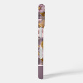 Kerstpompoen en bloemen geruit patroon Case-Mate iPhone case (Achterkant / Rechts)