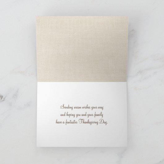 Kerstpompoen op het strand kaart (Binnen)