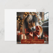 kerstPony Feestdagenkaart (Voorkant / Achterkant)