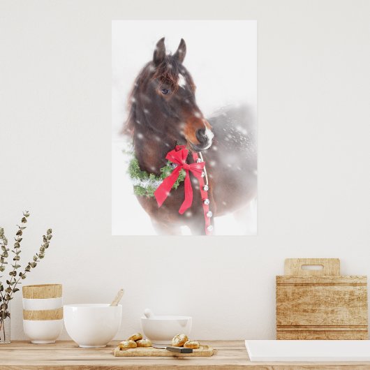 kerstPony Poster (Keuken)