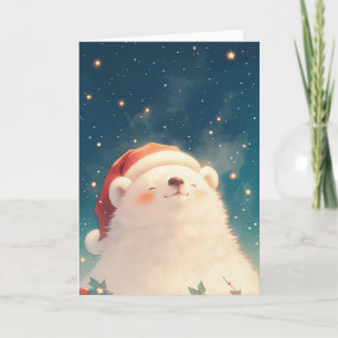 Kerstpoolbeer Kaart