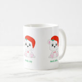 Kerstpoolbeer Koffiemok (Voorkant rechts)