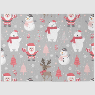 Kerstpoolbeer serie ontwerp 10 tissuepapier