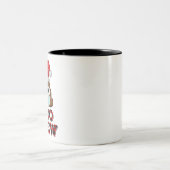 Kerstpoolokreukjes Shirt Gezichtsmasker Poop Emoji Tweekleurige Koffiemok (Center)