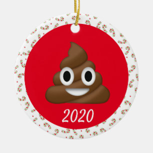 Kerstpoop Covid Funny 2020 Keramisch Ornament