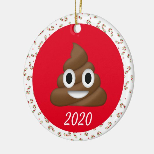 Kerstpoop Covid Funny 2020 Keramisch Ornament (Links)