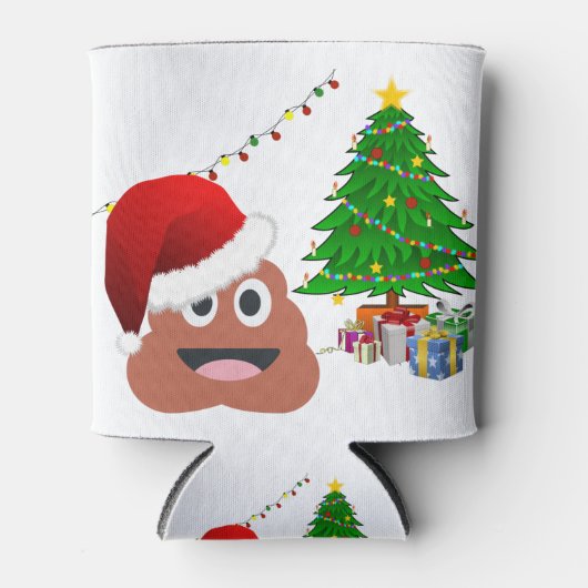 kerstpoos blikjeskoeler (Voorkant)