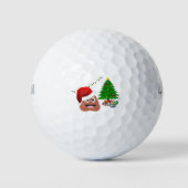 kerstpoos golfballen (Voorkant)
